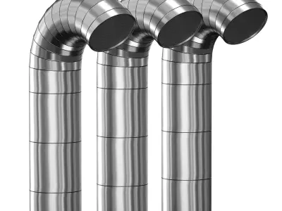 Ventilation pipe 3D model purchase