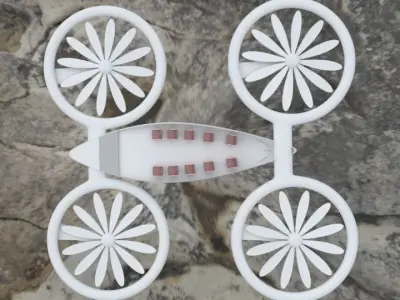 drone aerial 3D model