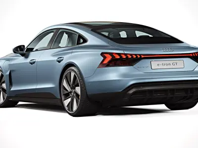 2022 Audi e-tron GT 3D model