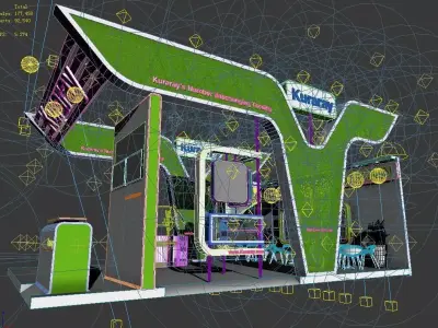 Exhibition - Area - 6X9-3DMAX2010-013 3D model