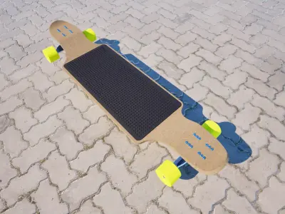 Langboard Low-poly 3D model