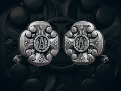 Cufflinks 3D print model 3D print model