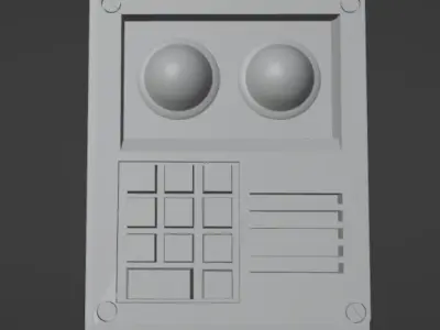 Rust Code Lock - 3D Print Model 3D model