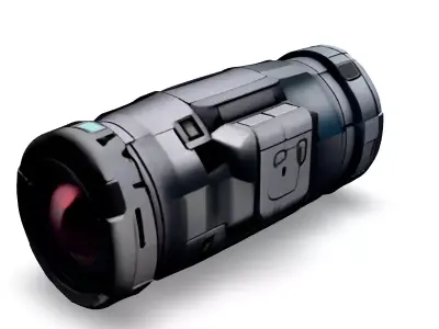 SciFi Camera Lens Prop Low-poly 3D model