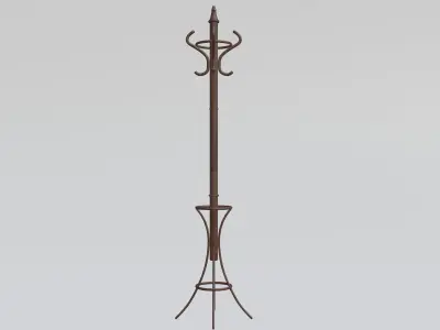 Clothes Hanger Free low-poly 3D model