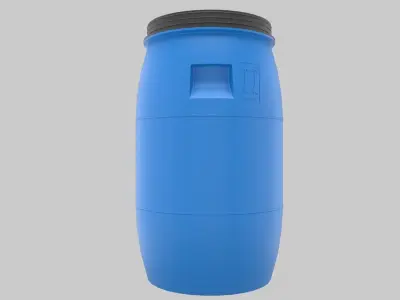 Plastic Drum 3D model