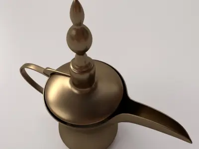 Arabic Coffee Pot 3D model