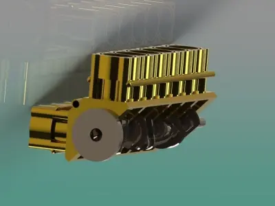 cylinderical block Free 3D model