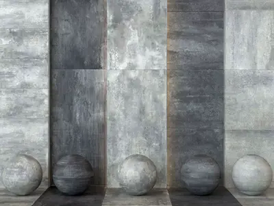 14 in 1 Florim Rawtech  Tile Textures - Industrial Concrete  Texture