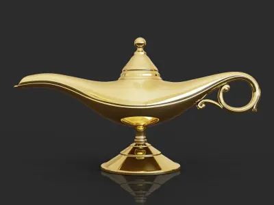 Aladdin Magic Lamp 3D print model