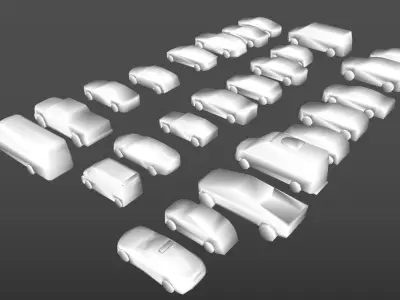 Car Concept Model 1 - Library Car  3D print model