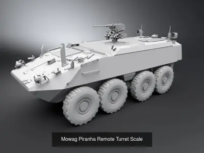 Mowag Piranha IIIC collection 3D Model Pack