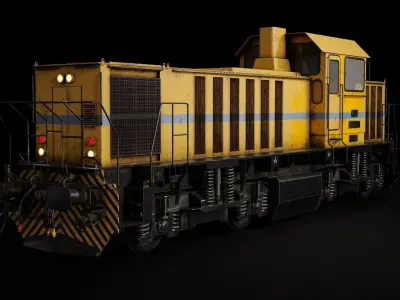 DHS131 locomotive 3D model