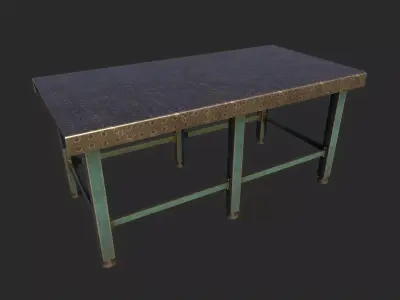 Welding Table Low-poly 3D model