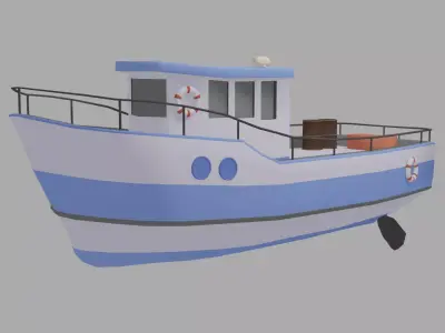 ColorBoat 3D model