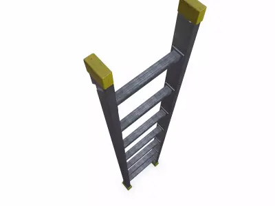 Metal Ladder Low-poly PBR Low-poly 3D model