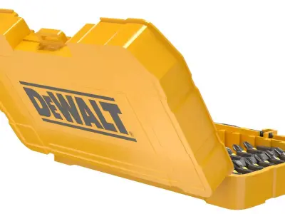 Dewalt FLEX TORQUE SCREWDRIVING BIT SET 25 PIECES Low-poly 3D model
