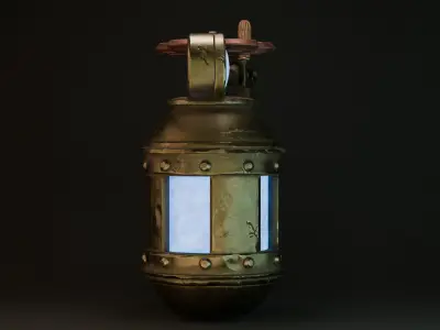 Granade Low-Poly  Low-poly 3D model