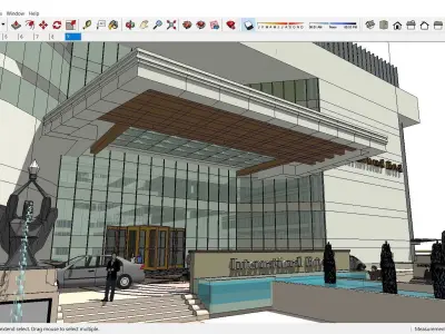 Sketchup Hotel G9 3D model