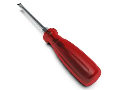 Flat Head Screwdriver 3D model