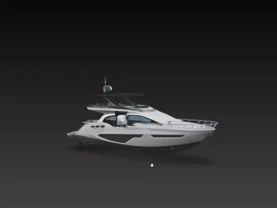 Modern Luxury Yacht Superyacht Boat 3D Print STL 3D print model