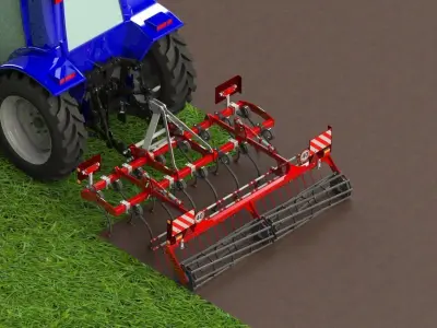 WG 0014 - Landscape cultivator 2r300 3D model