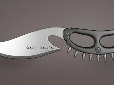 Knife Slasher 3D model