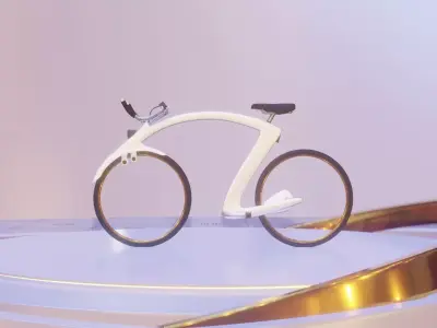 Electric bike 3D model 3D model