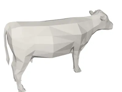 Cow animal Low-poly 3D model