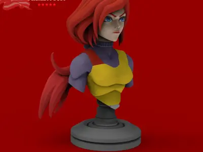GI JOE Characters Scarlett  full-figure Pose 01 3D print model