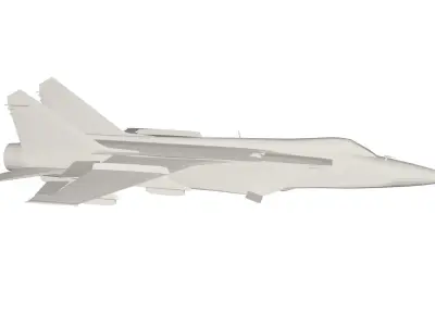 Military Plane concept Low-poly 3D model from CGTrader