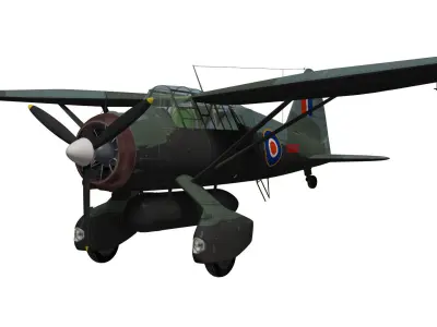 Westland Lysander MkIII 3D model purchase