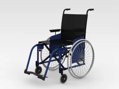 Wheel Chair 3D model buy