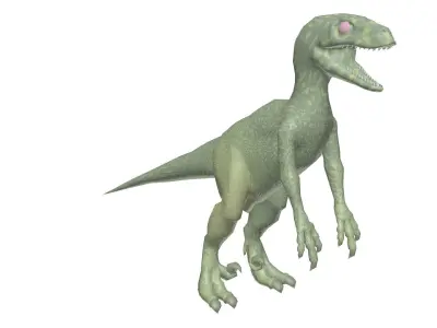 Raptor dinosaur 3D model purchase