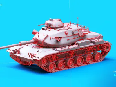 Tank M60 3D model