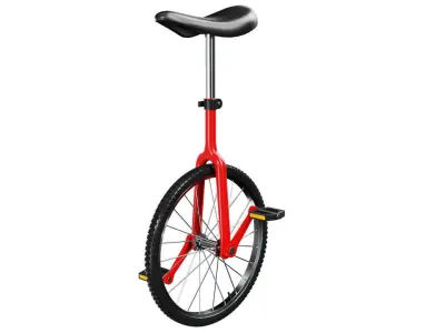 Unicycle 3D model get