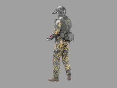 FSB Operator Low-poly 3D model
