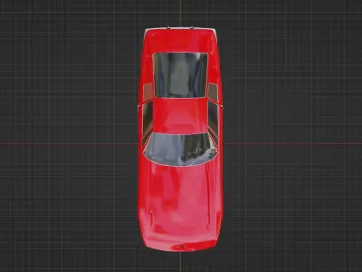 1967 Maserati Ghibli Classic Car Free 3D model