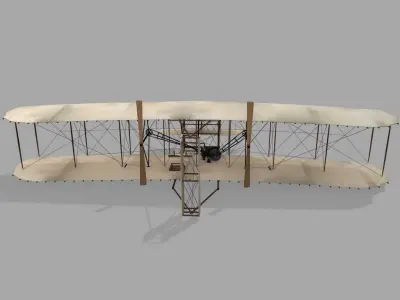 Wright Brothers Flyer 1 1903 3D model