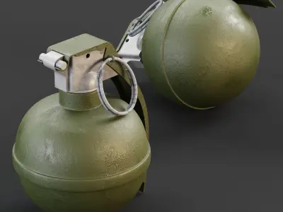 Grenade M67 3D model