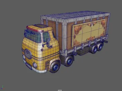 TOON Truck 02 3D model