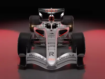 2026 Audi F1 Showcar plus Photoshop files 3D model