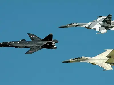 Sukhoi Su-47 3D model get