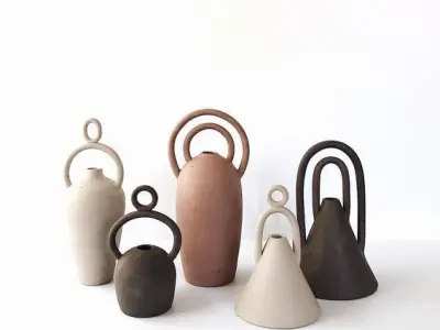 Decorative vases Free 3D model purchase