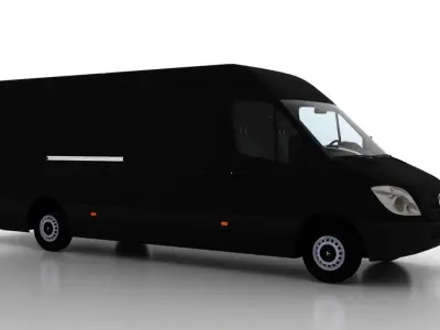 Mercedes Benz Sprinter L4H2 2009 Cargo EU 3D model