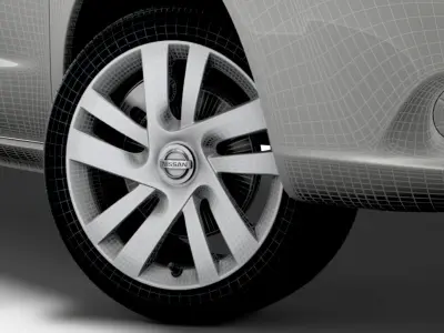 Nissan NV200 Compact Cargo 2022 wheel 3D model