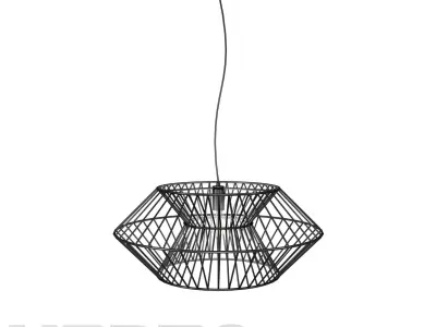 VERTO loft industrial scandinavian celing Lamp by Zumaline 3D model