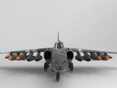 Sukhoi Su-25  3D model