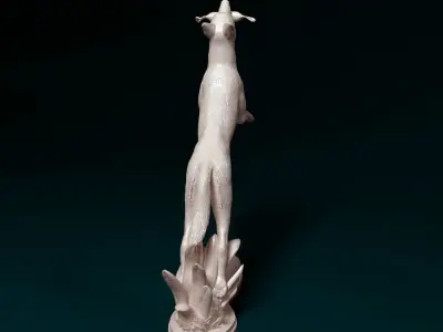 Flying dog 3D print model