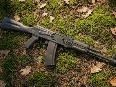 AK 74  Low-poly 3D model